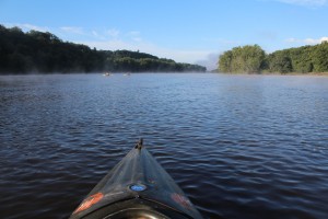 The view from my kayak on the St. Croix River The view from my kayak on the St. Croix River