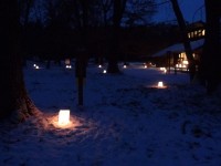 Luminaries at Wild River State Park