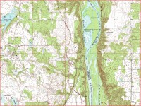 Map showing location of mine