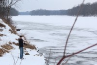 Wild River State Park and the frozen river