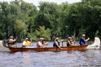 St. Croix River voyageur canoe