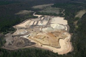 Tiller Corp's Grantsburg frack sand mine.