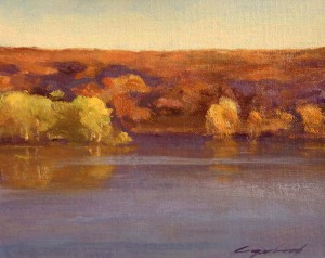 St. Croix River painting by Christopher Copeland