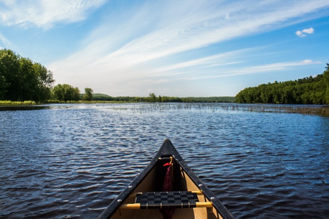 Leaving the Apple, entering the St. Croix, photo by John Schletty