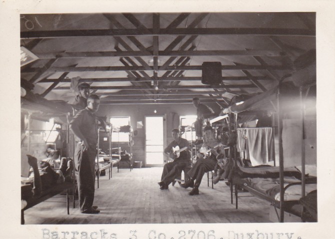 CCC workers in a barracks at what would become St. Croix State Park
