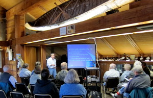 Jim Almendinger presenting at Wild River State Park on Oct. 5, 2013