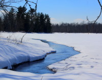 Wandering along the River on a Wintry First Day of Spring