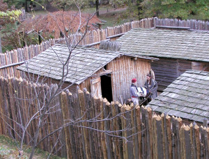 Forts Folle Avoine on the Yellow River near Danbury is the only place on the continent that two competing fur trading companies were located in such close proximity to one another. (Courtesy Forts Folle Avoine)