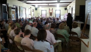 One of two standing room only sessions at the Heritage Summit.