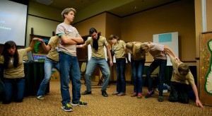 The Festival Theatre Heritage Players perform at a Regional Gathering.