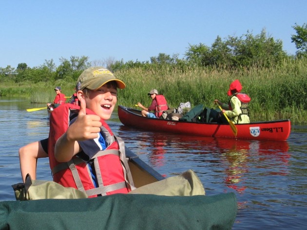 Jack agrees, being on the river is fantastic! Photo by Emily Stone.