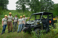 Restoring The Glory Of The Goat Prairie Conservation Corps crew