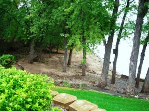 Beach area on the Aiple property