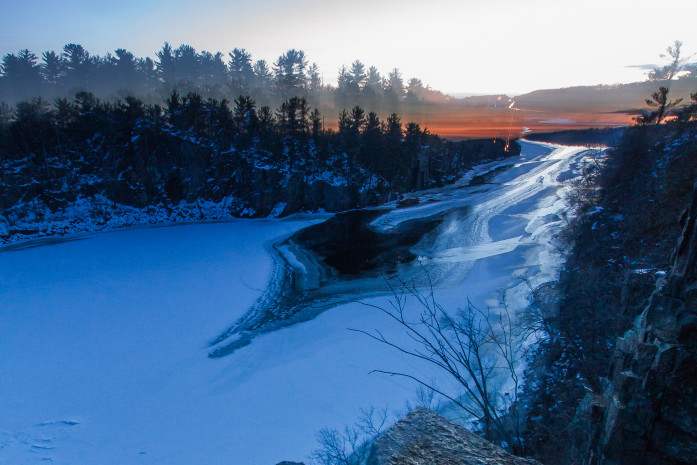 St. Croix Dalles in winter