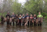 Grantsburg High Schoolers Net Answers About Rare Mussels in St. Croix Tributary