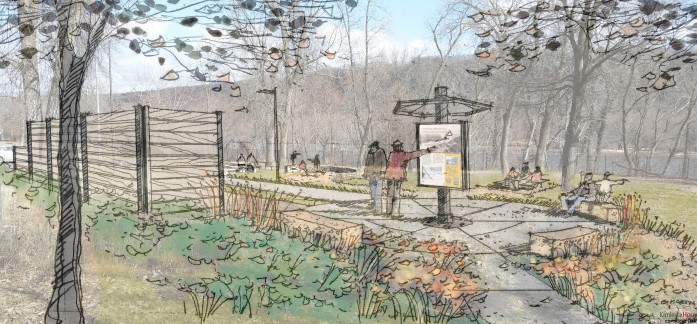 St. Croix Boom Site construction