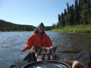 Natalie Warren on her 2,200-mile canoe trip to Hudson Bay. (Via Hudson Bay Bound)