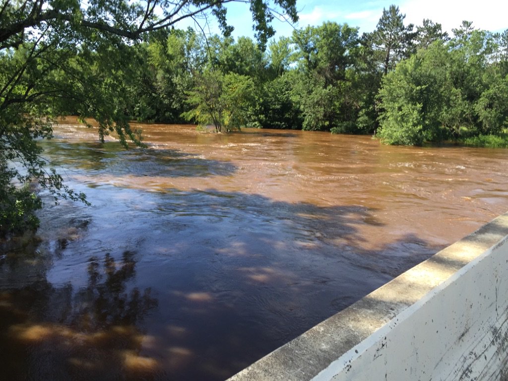 The Kettle River this morning.