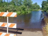 St. Croix Flooding: Bridges and Landings Close, Tributary Dam Destroyed namekagon-flooding-road-closed