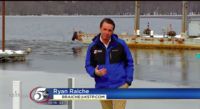Ice floes damage St. Croix River docks and marinas