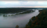 Watch: One year of scenery flying over the St. Croix River