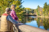 Viewing fall colors on the Namekagon River
