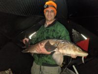 How to catch lake sturgeon through the ice