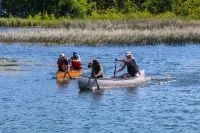 Vatten Paddlar offers canoe, kayak, and SUP races on St. Croix headwaters lakes
