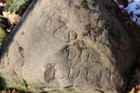 Historic rock carving near upper St. Croix River may be rare artifact of early European exploration duulth stone 2 david mather