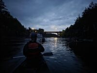 Down the river in the dark