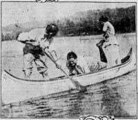 Minnesota's 'Girl Reporter' wrote of St. Croix River canoeing years before befriending Eleanor Roosevelt Star_Tribune_1921_09_11_Page_55 canoeing photo
